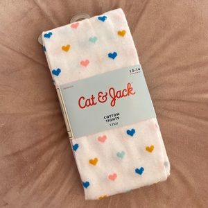 🩵💛🩷💚Cat & Jack Cotton Tights NWT Girls 12-14 🩵💛🩷💚